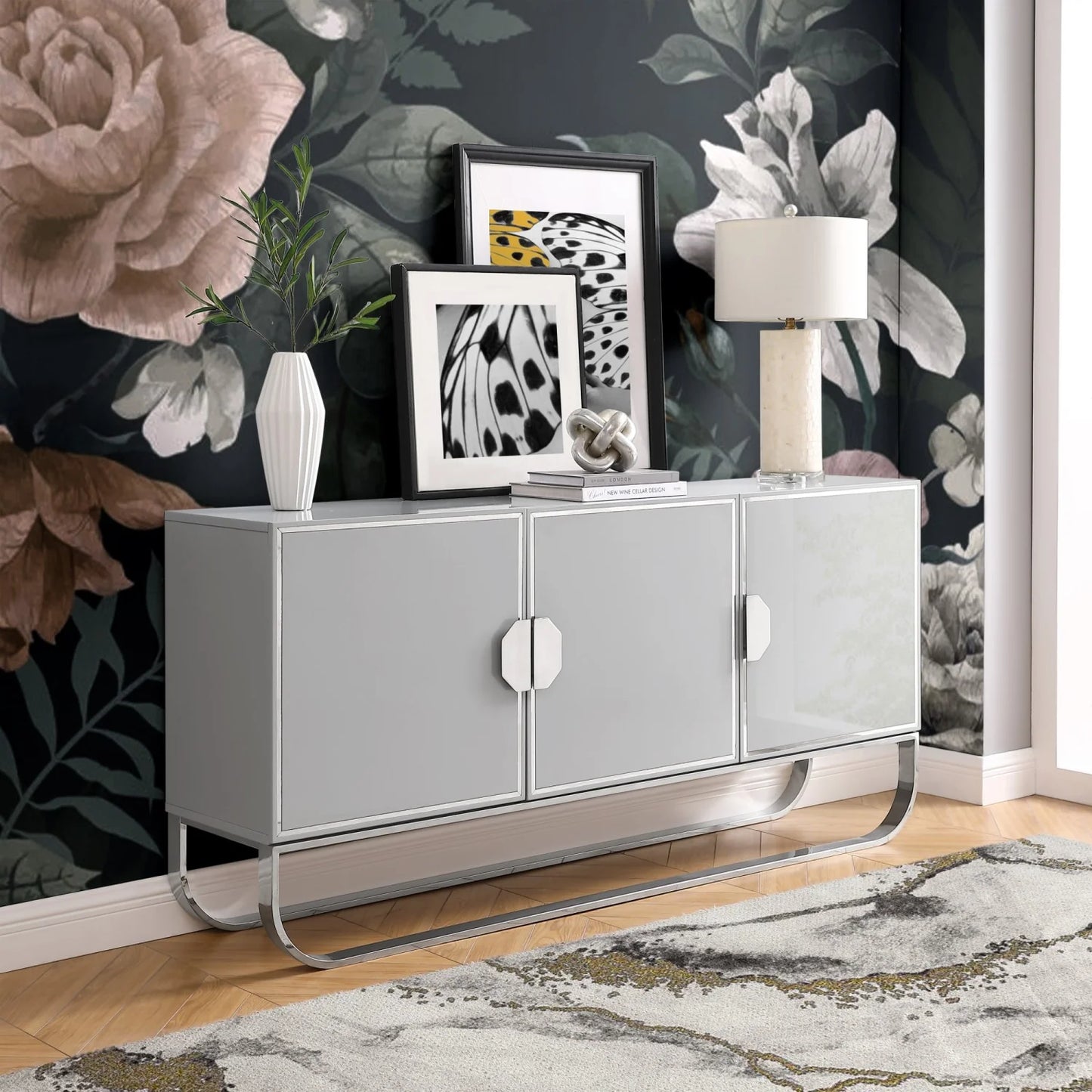 Reyansh Sideboard with 3 Doors