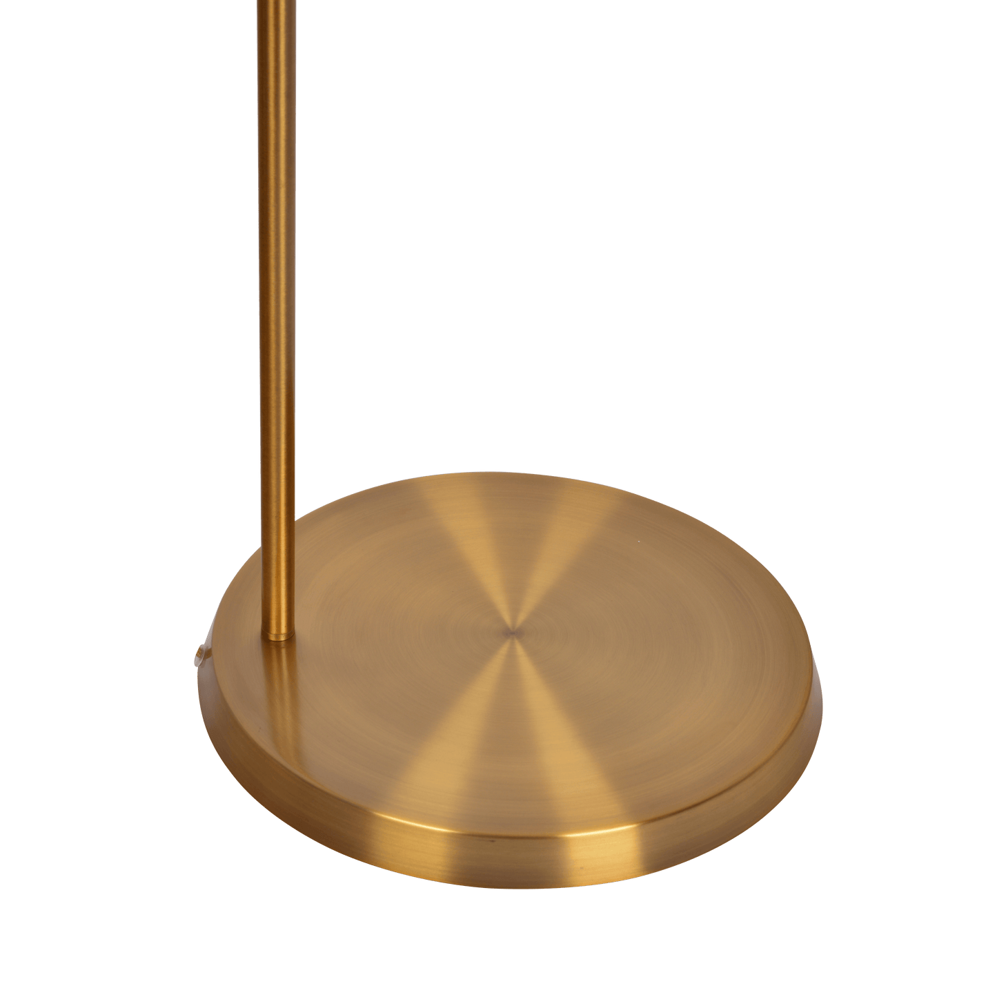 Zenith Offset Brass Base Floor Lamp