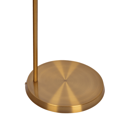 Zenith Offset Brass Base Floor Lamp