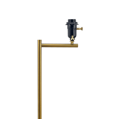 Zenith Offset Brass Base Floor Lamp