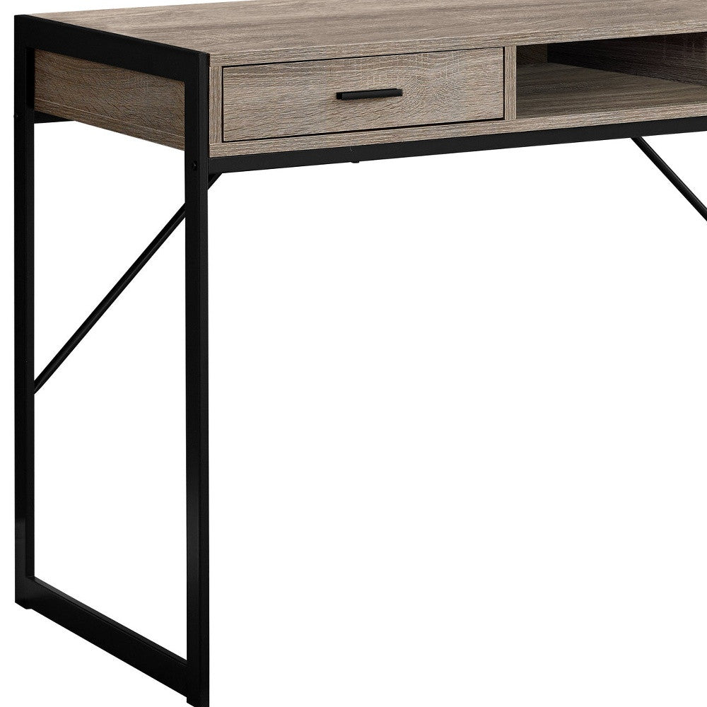 22" Rectangular Computer Desk With Two Drawers