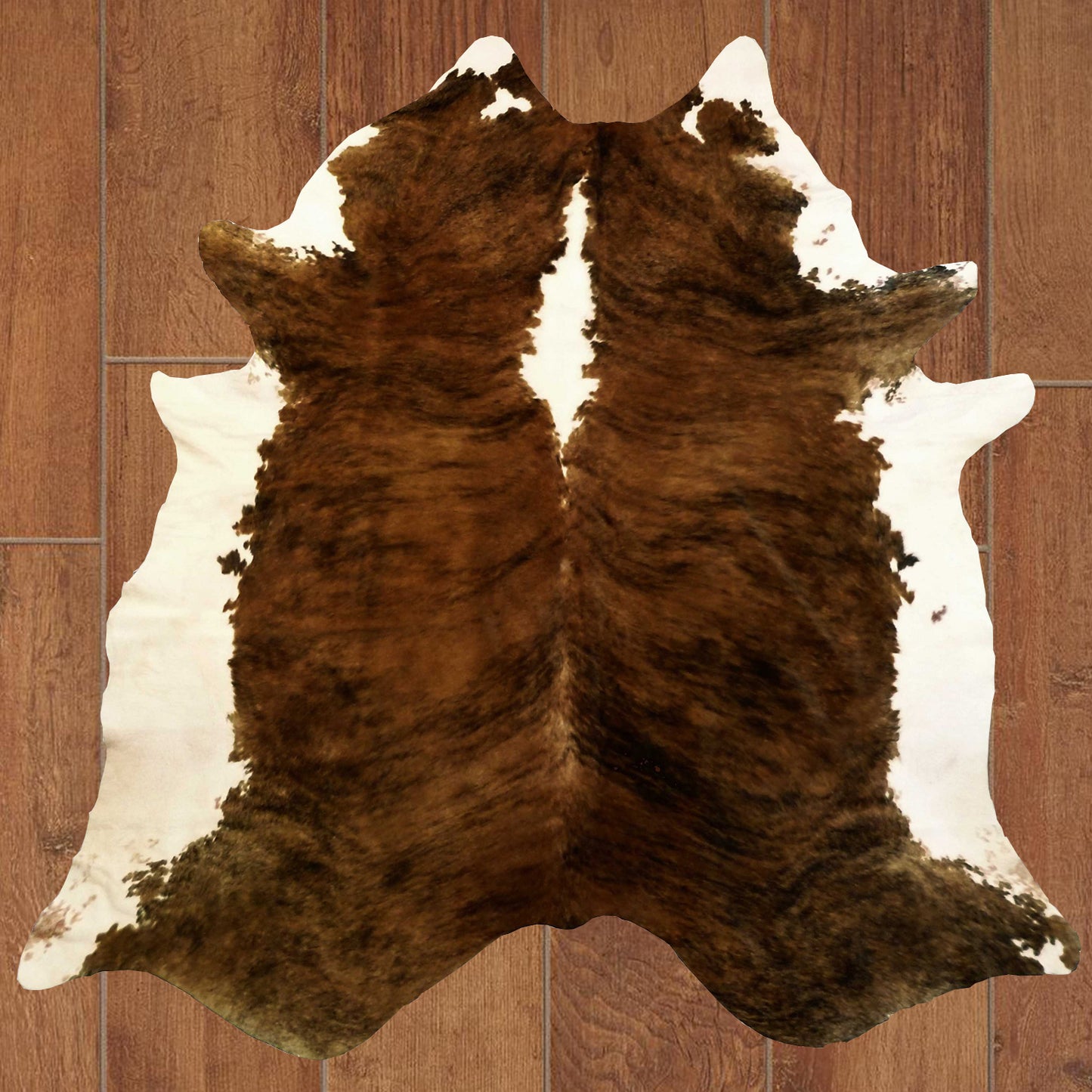 6 Ft Classic Brindled Cowhide Rug