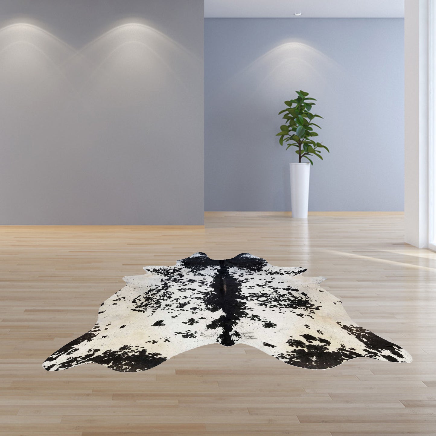 6 Ft Classic Brindled Cowhide Rug