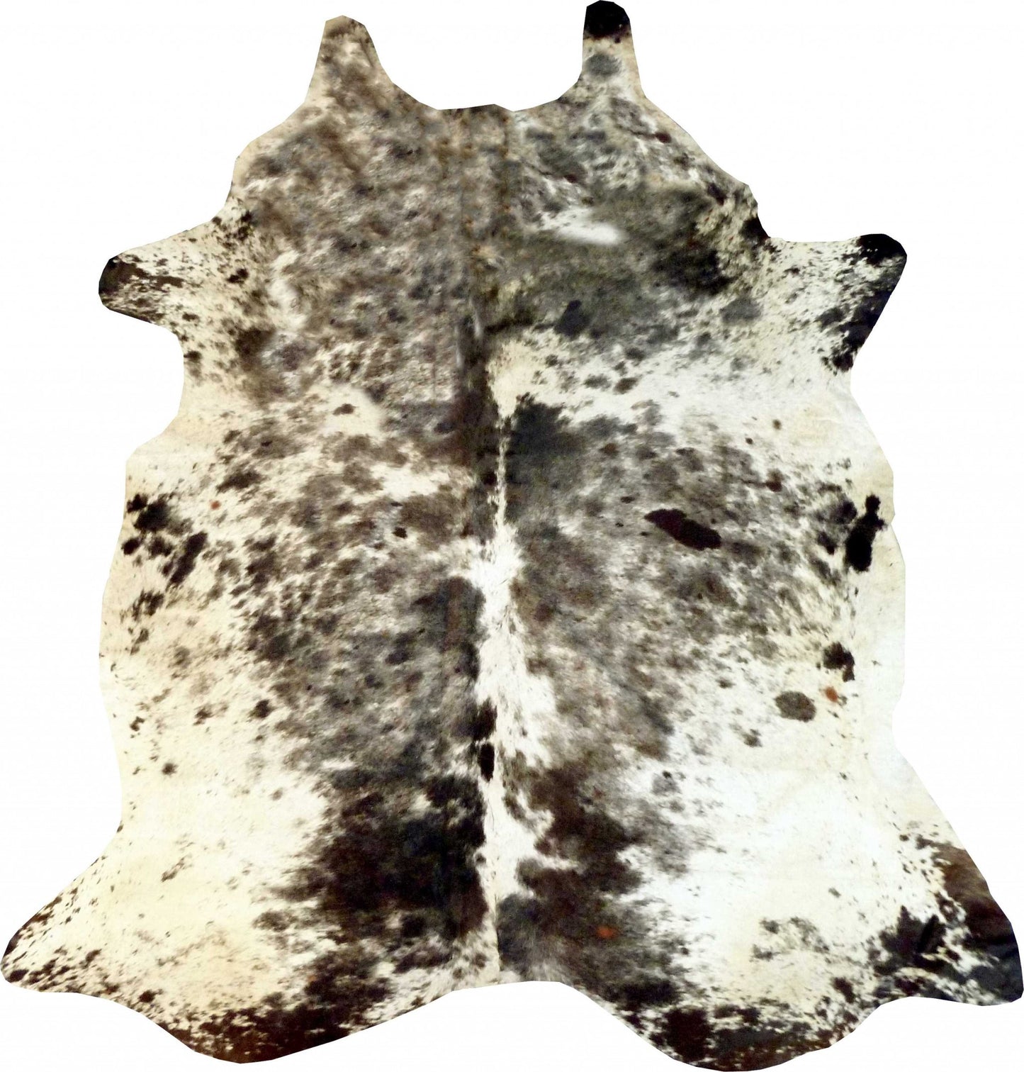 6.5 Ft  Holstein Brindled Cowhide Rug