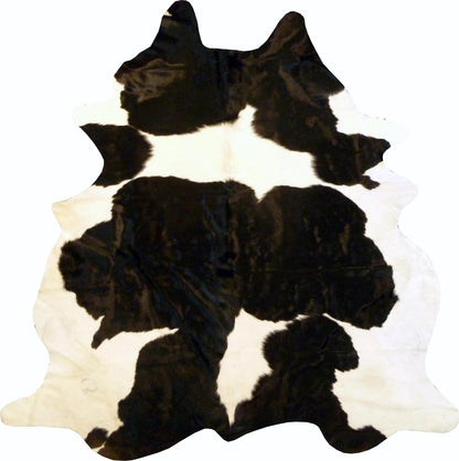 6.5 Ft  Holstein Brindled Cowhide Rug