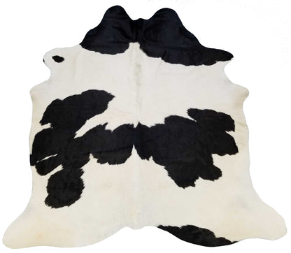 6.5 Ft  Holstein Brindled Cowhide Rug