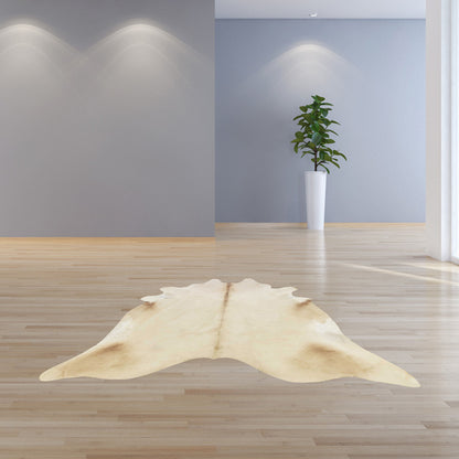 6.5 Ft  Holstein Brindled Cowhide Rug