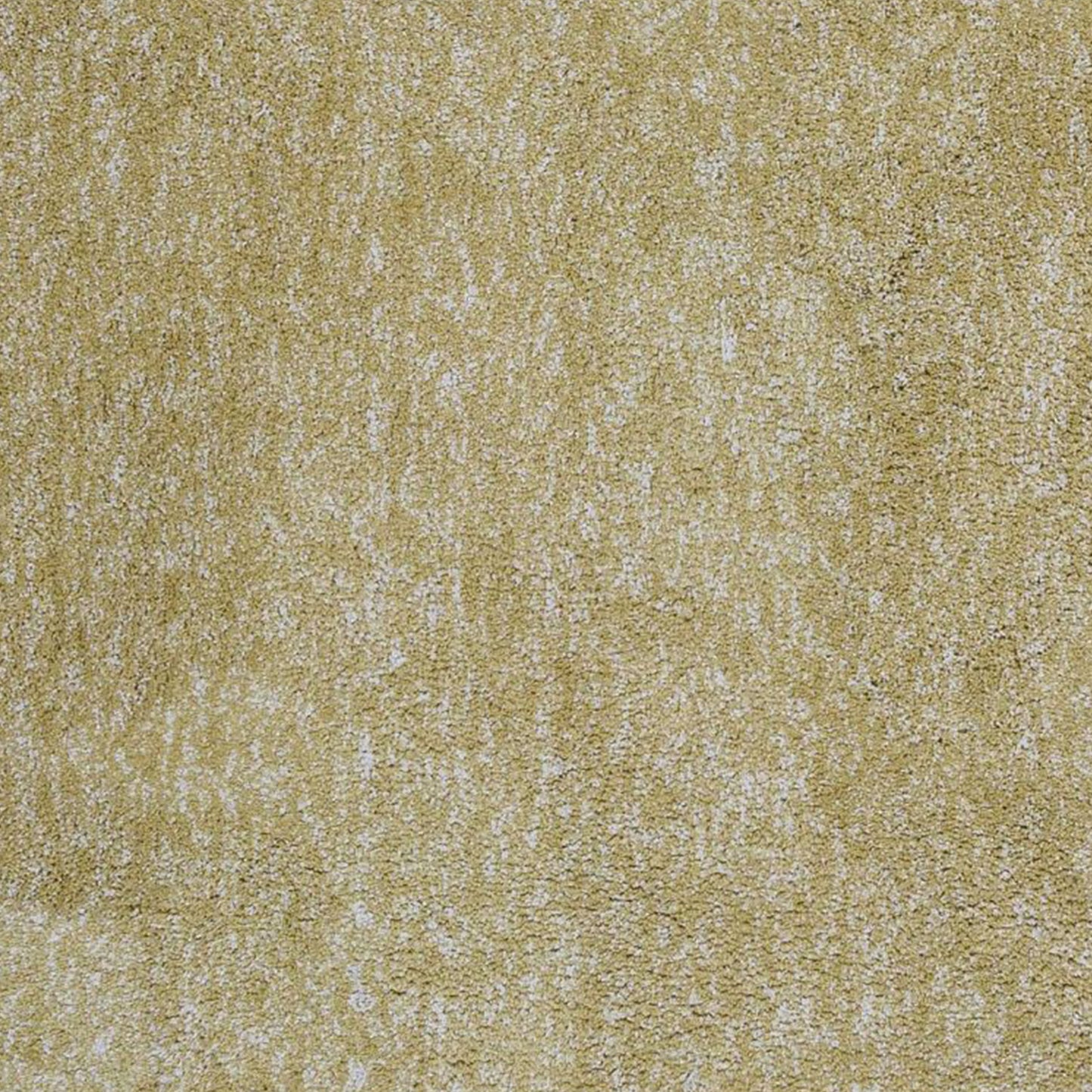 8' Round  Polyester Yellow Heather Area Rug