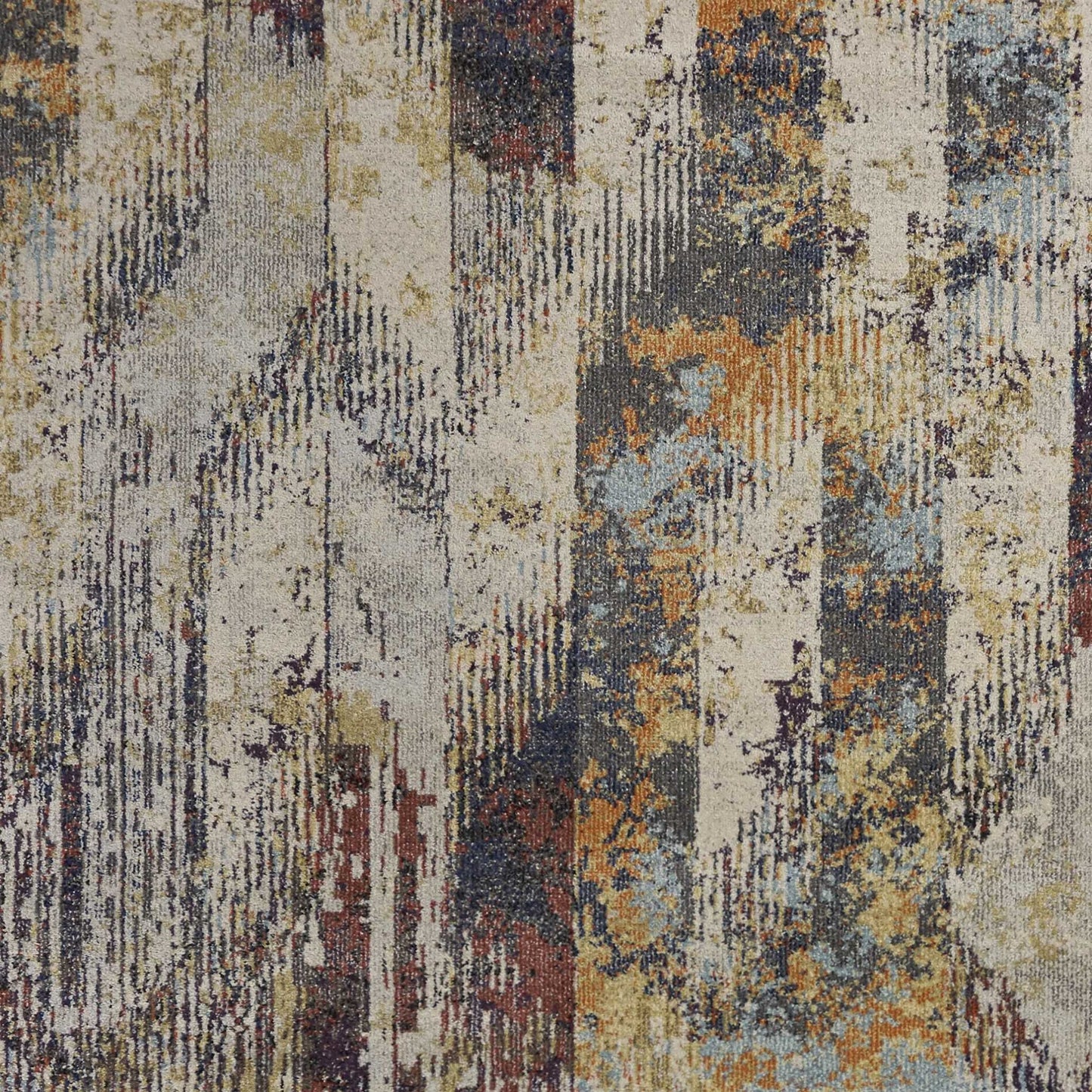 5' X 8' Champagne Vintage Area Rug