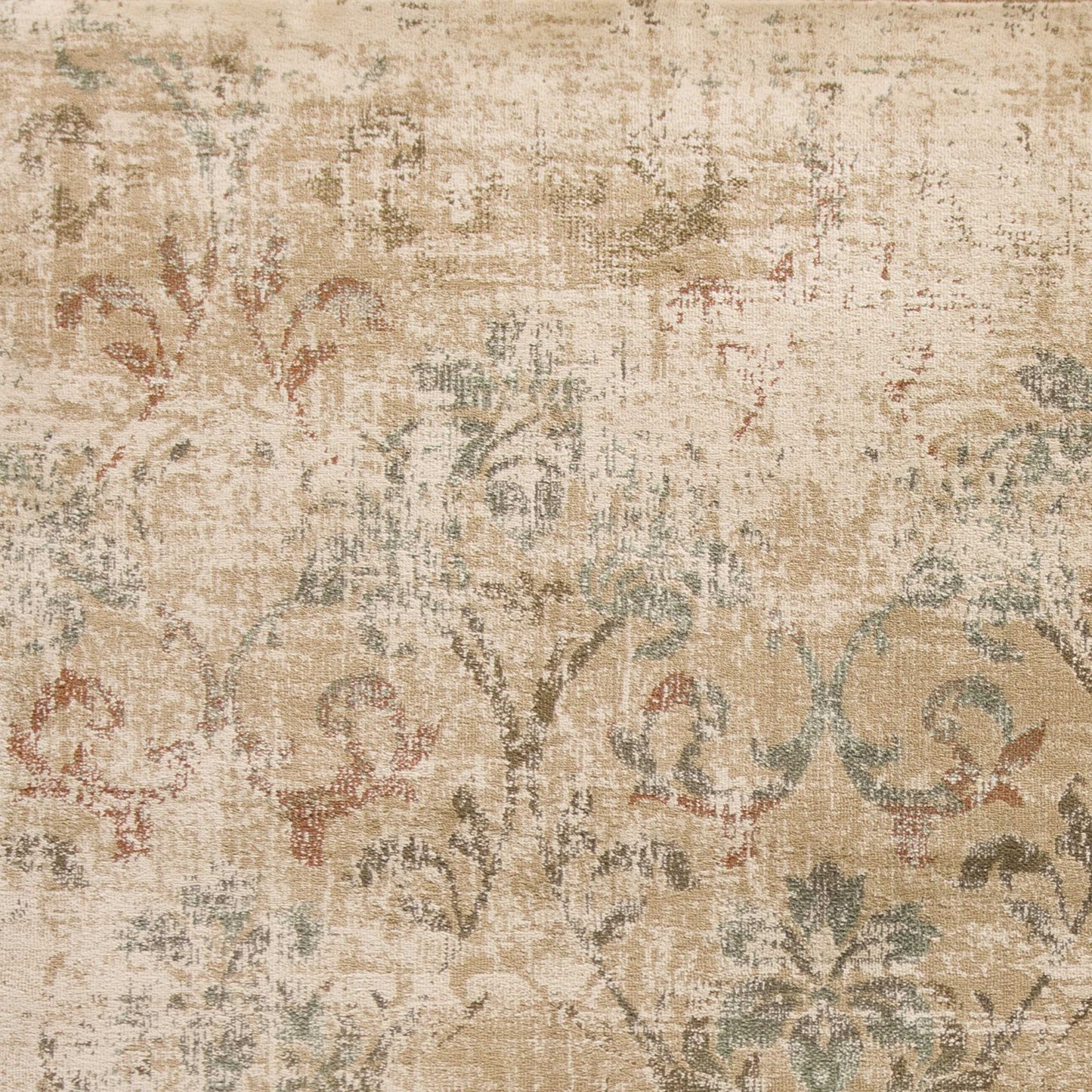 5' X 8' Champagne Vintage Area Rug