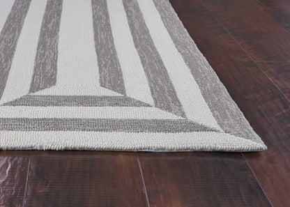 6' X 9'  Uv Treated Polypropylene Oatmeal Area Rug