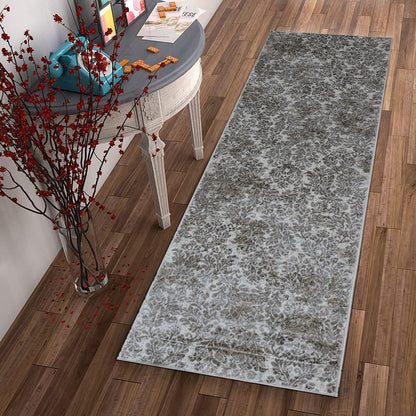 7' X 11'  Viscose Ivory Or Sand Area Rug