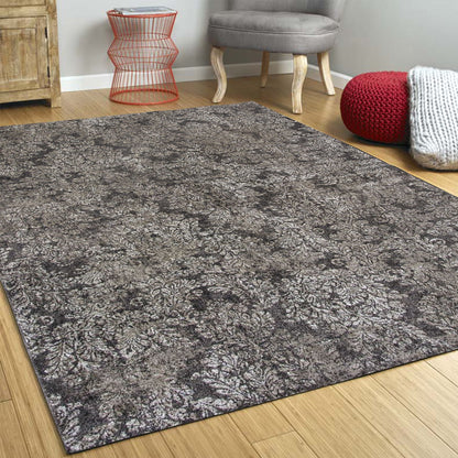 7' X 11'  Viscose Taupe Or  Sand Area Rug