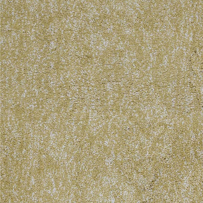 8' Round  Polyester Yellow Heather Area Rug