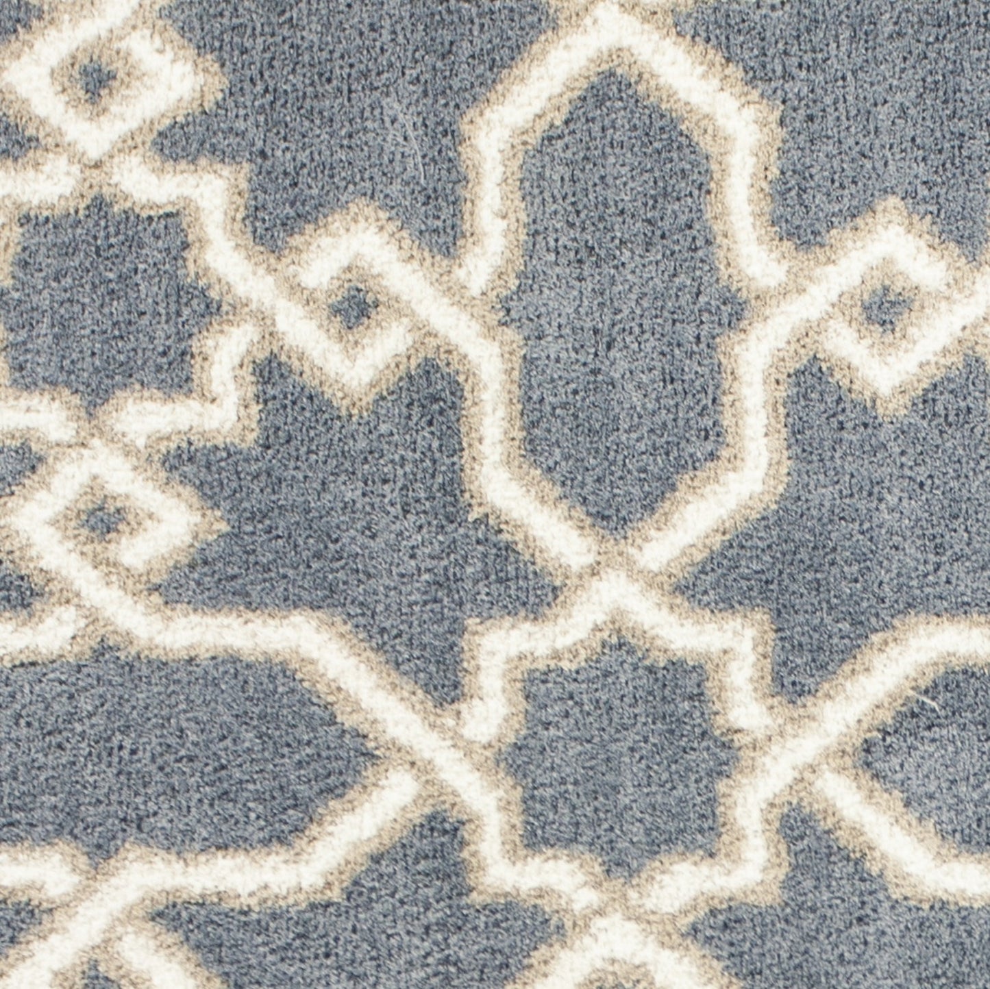 7 X 10 Microfiber Slate Blue Area Rug