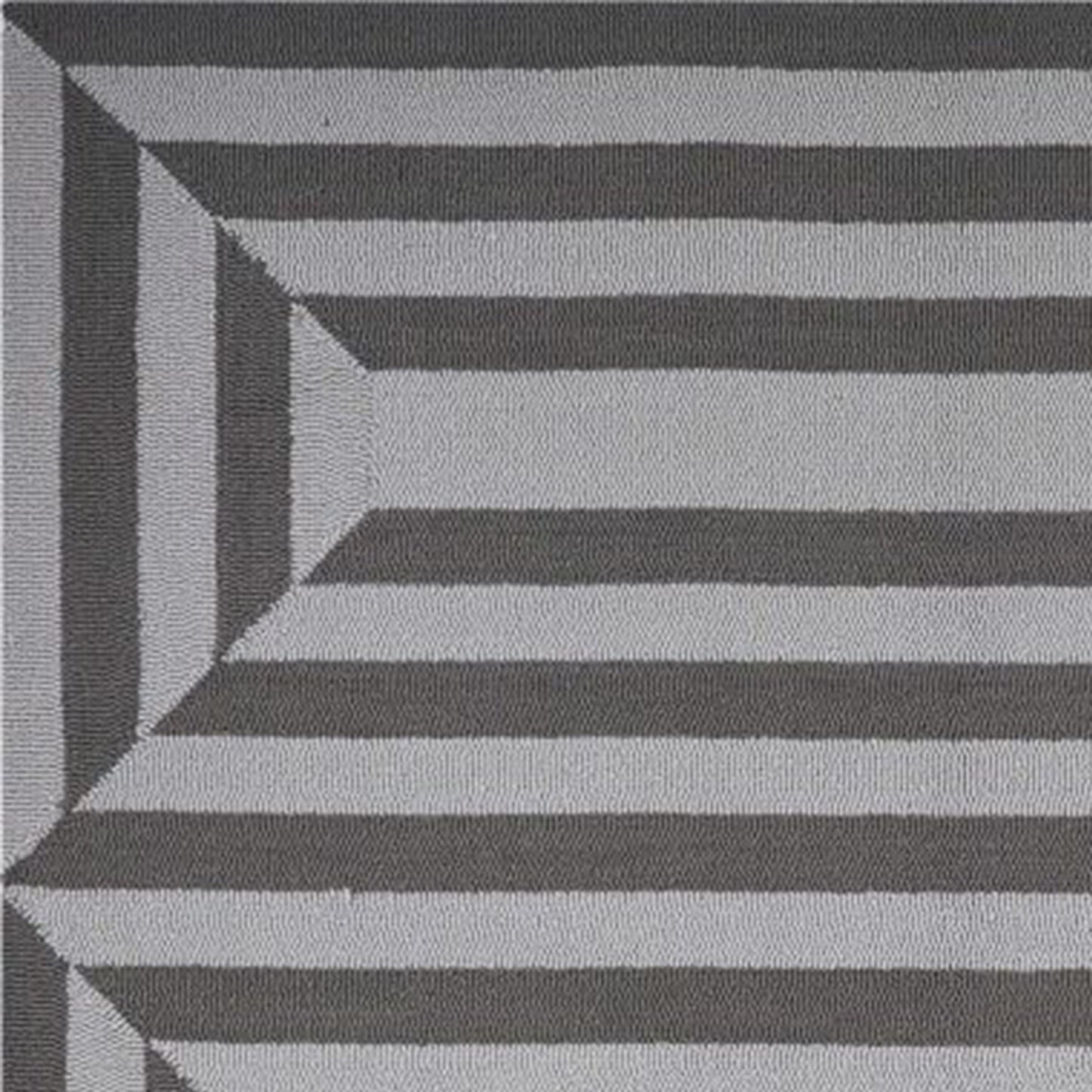 6' X 9'  Uv Treated Polypropylene Charcoal Area Rug