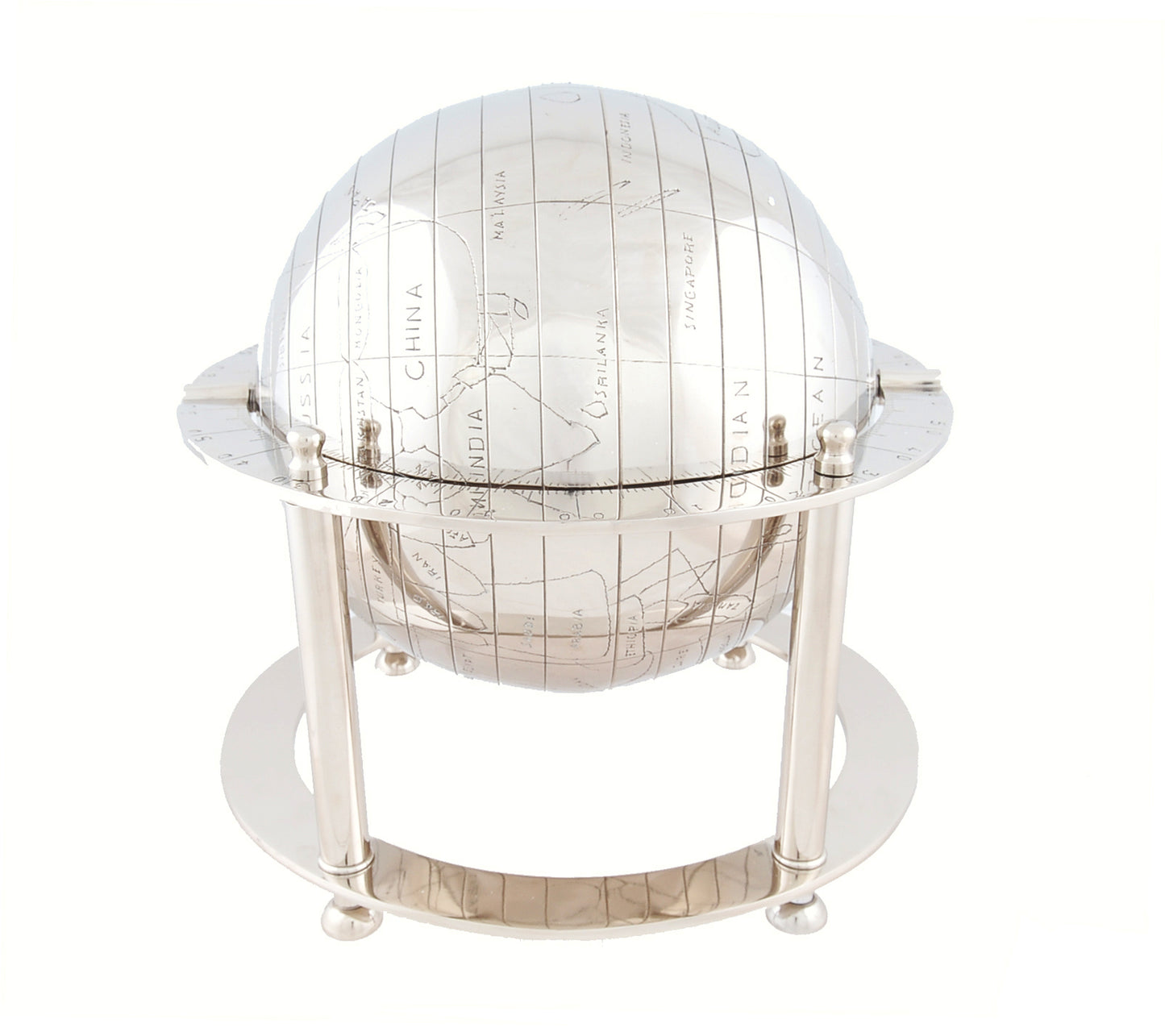 16" X 16" X 15" Aluminium Globe