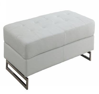 63" Taupe Ottoman