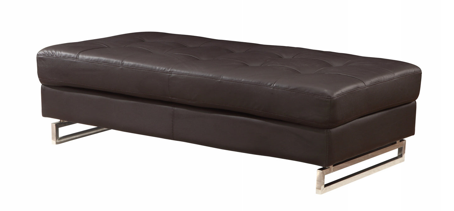 63" Taupe Ottoman