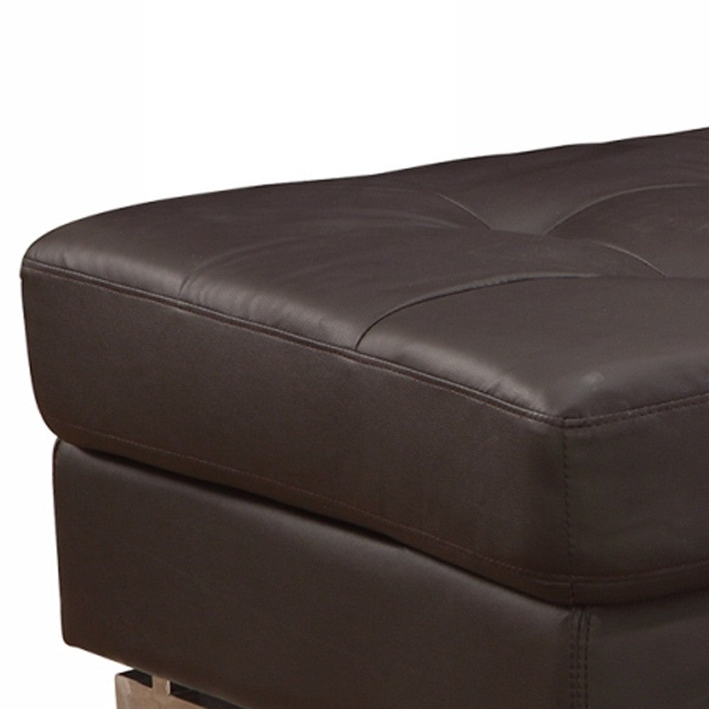 63" Taupe Ottoman