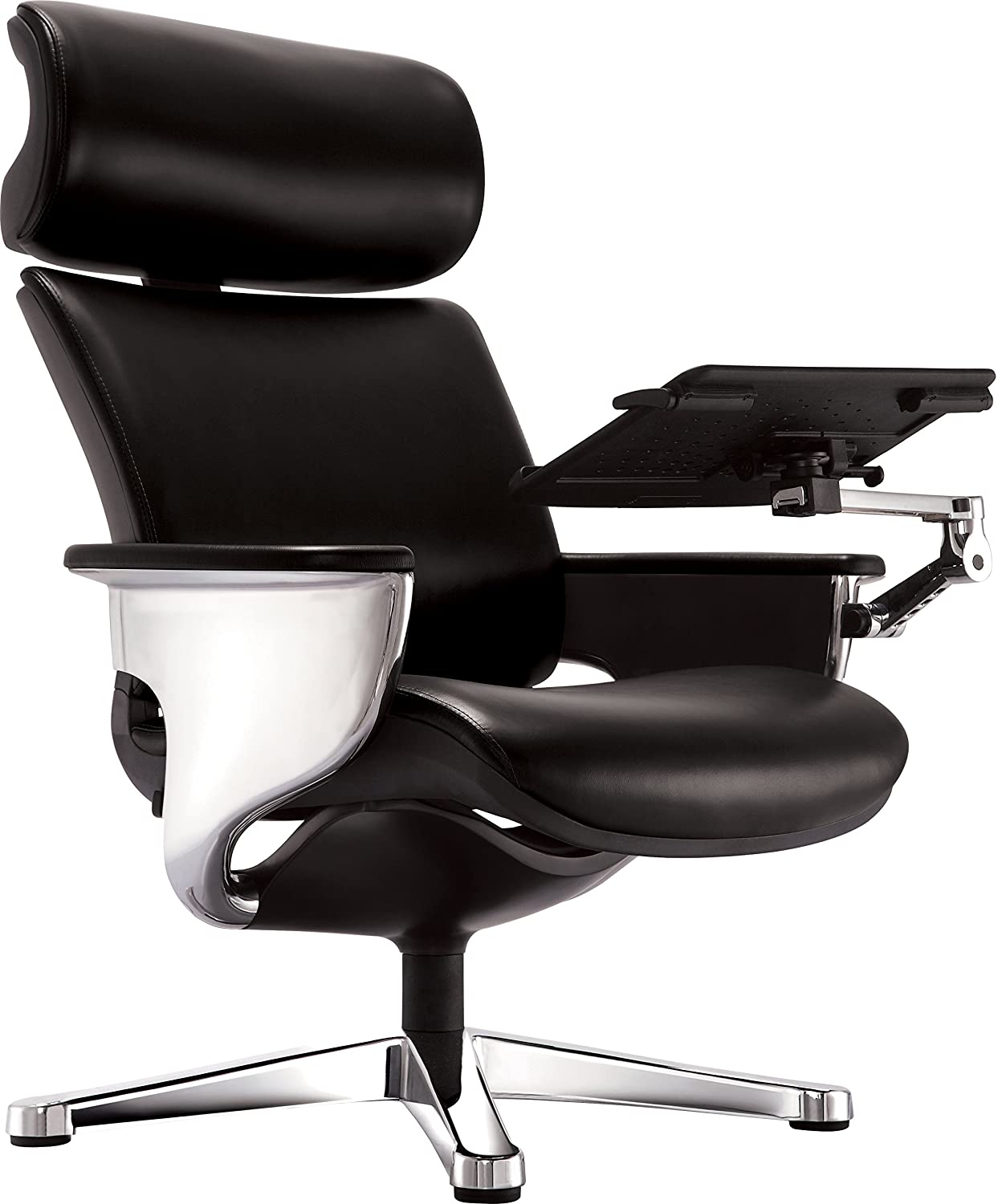 Swivel Faux Leather Executive Office Chair