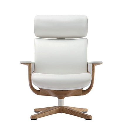 Swivel Faux Leather Executive Office Chair