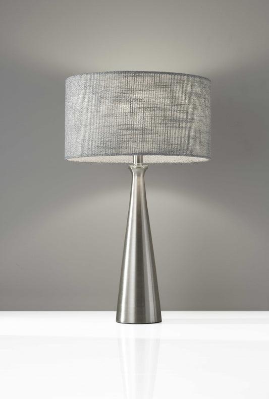 Black Metal Tapered Base Table Lamp