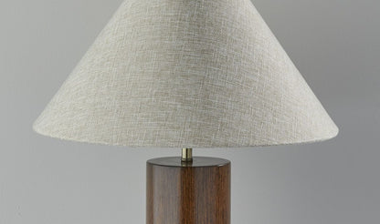 Canopy Natural Wood Block Table Lamp