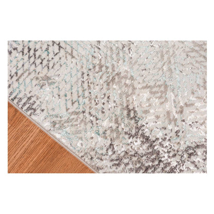 4' X 6' Gray Abstract Area Rug