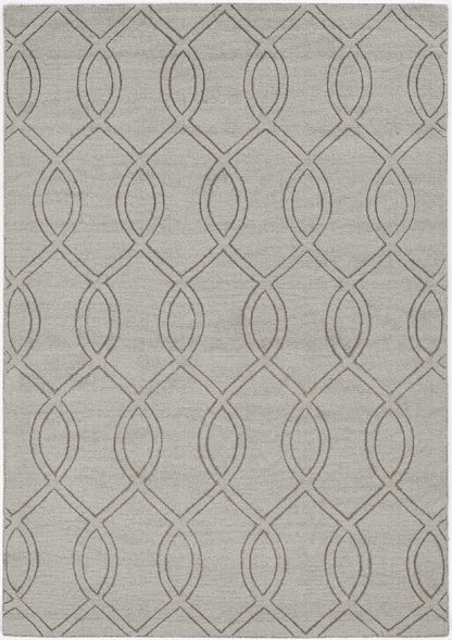 8' Taupe Polyester Rug