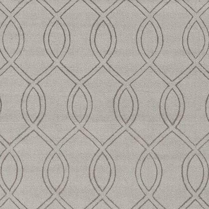 8' Taupe Polyester Rug