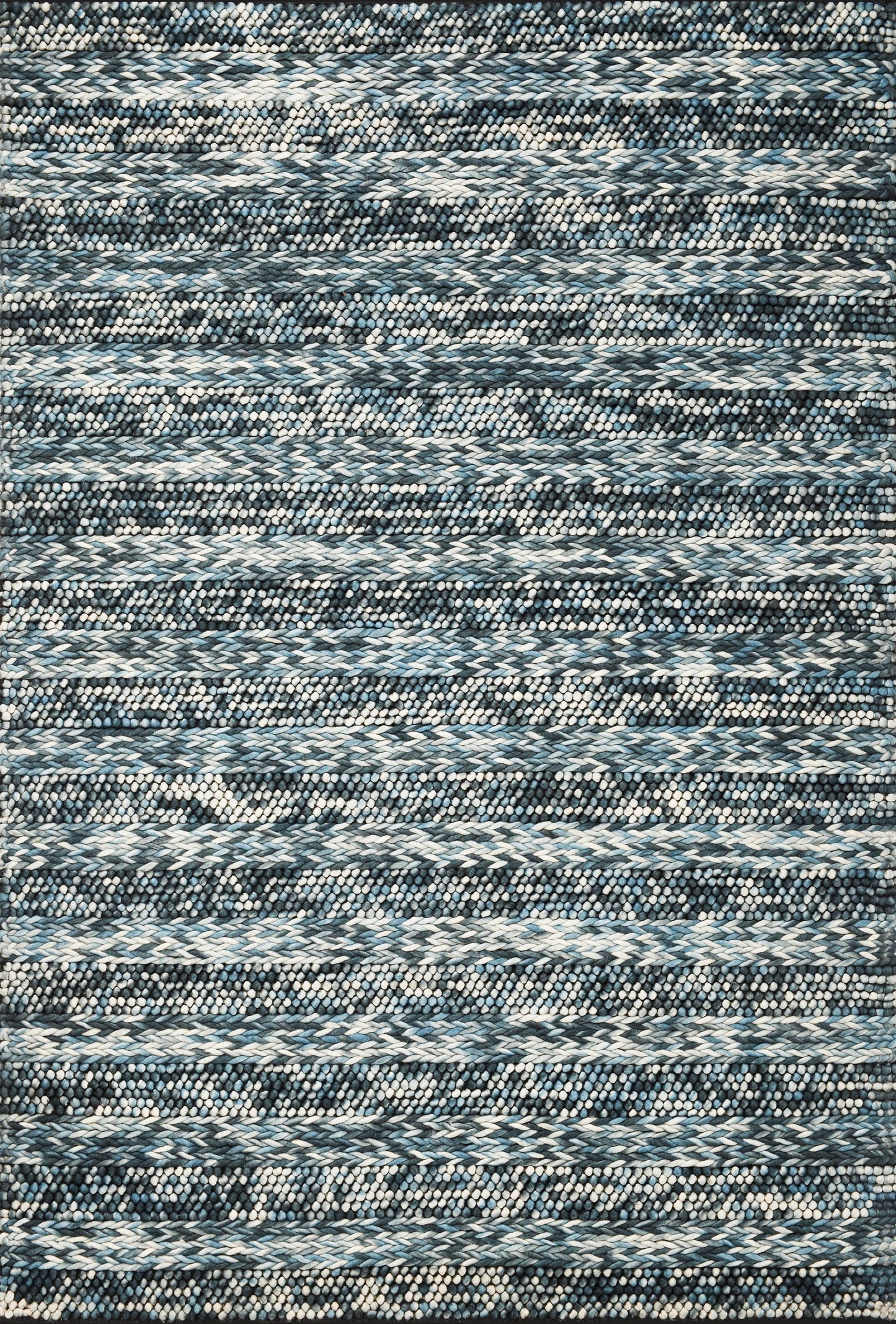 39 X 63 Blue Wool Rug