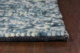 39 X 63 Blue Wool Rug