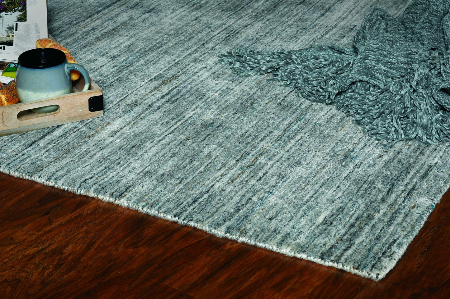 60 X 96 Grey Pet Yarn Rug