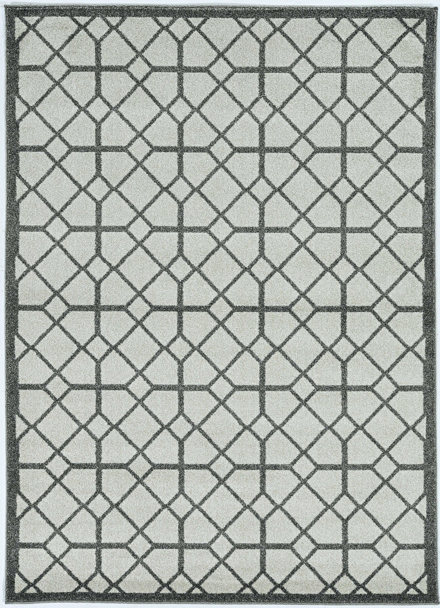 3' X 5' Ivory Or Grey Polypropylene Rug