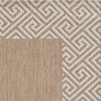 3' X 4' Natural Polypropylene Area Rug