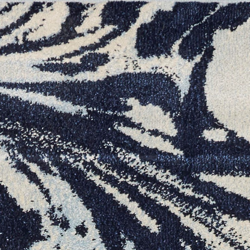 3' X 5' Blue Abstract Splashes Area Rug