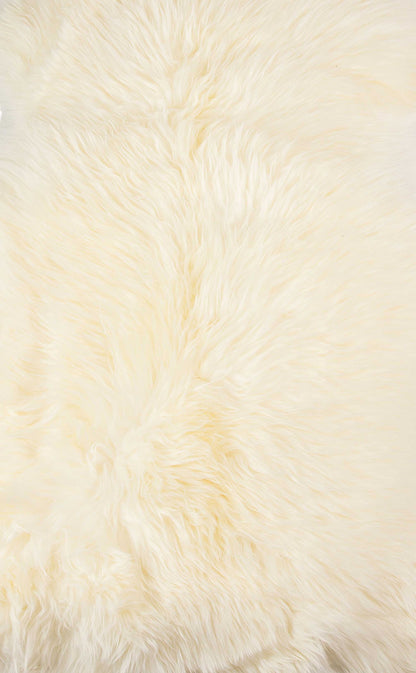 2' X 3' New Zealand Natural Sheepskin Rug