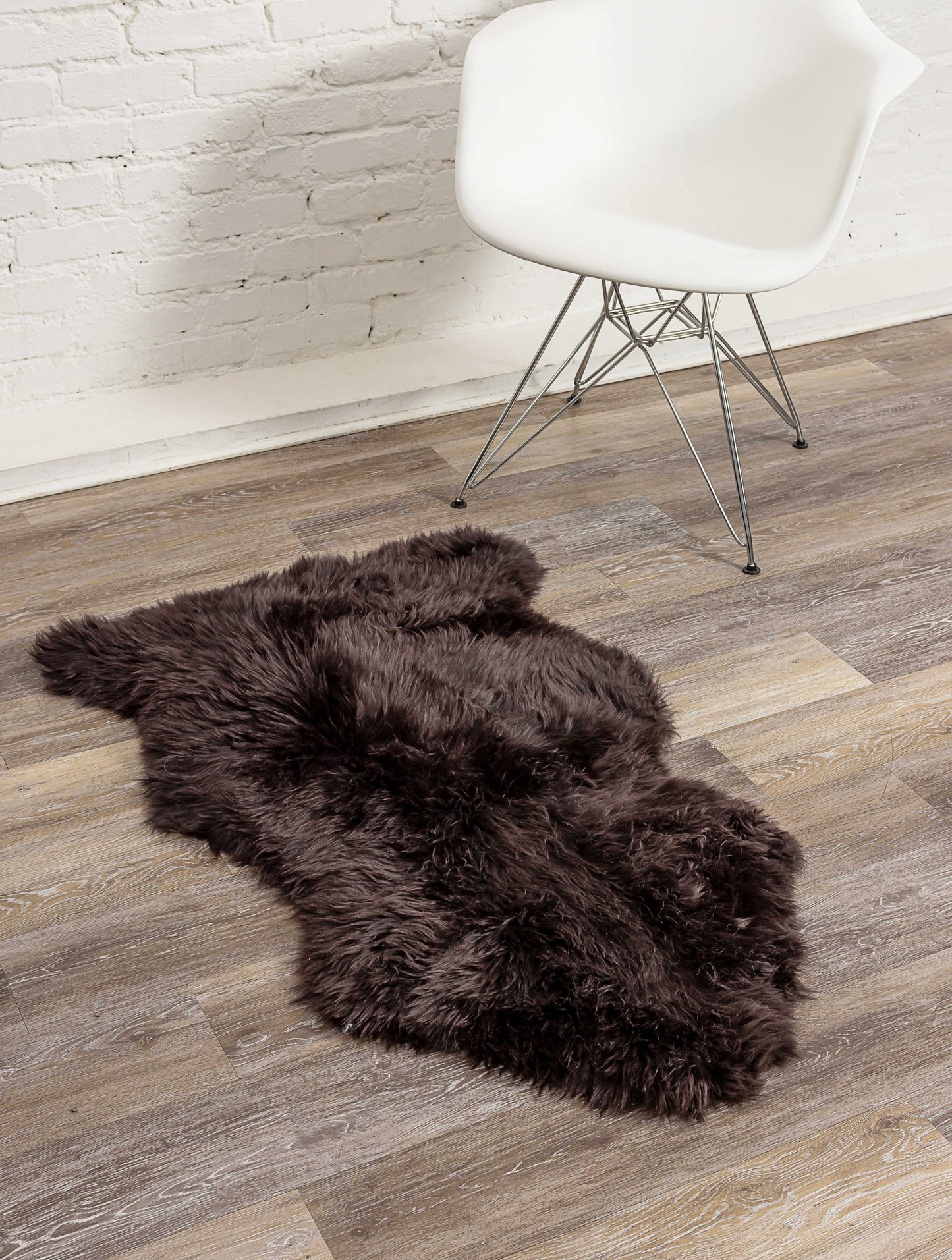 2' X 3' New Zealand Natural Sheepskin Rug