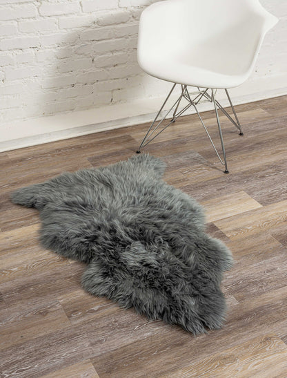 2' X 3' New Zealand Natural Sheepskin Rug