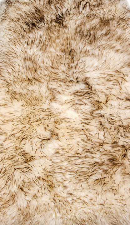 2' X 3' New Zealand Natural Sheepskin Rug