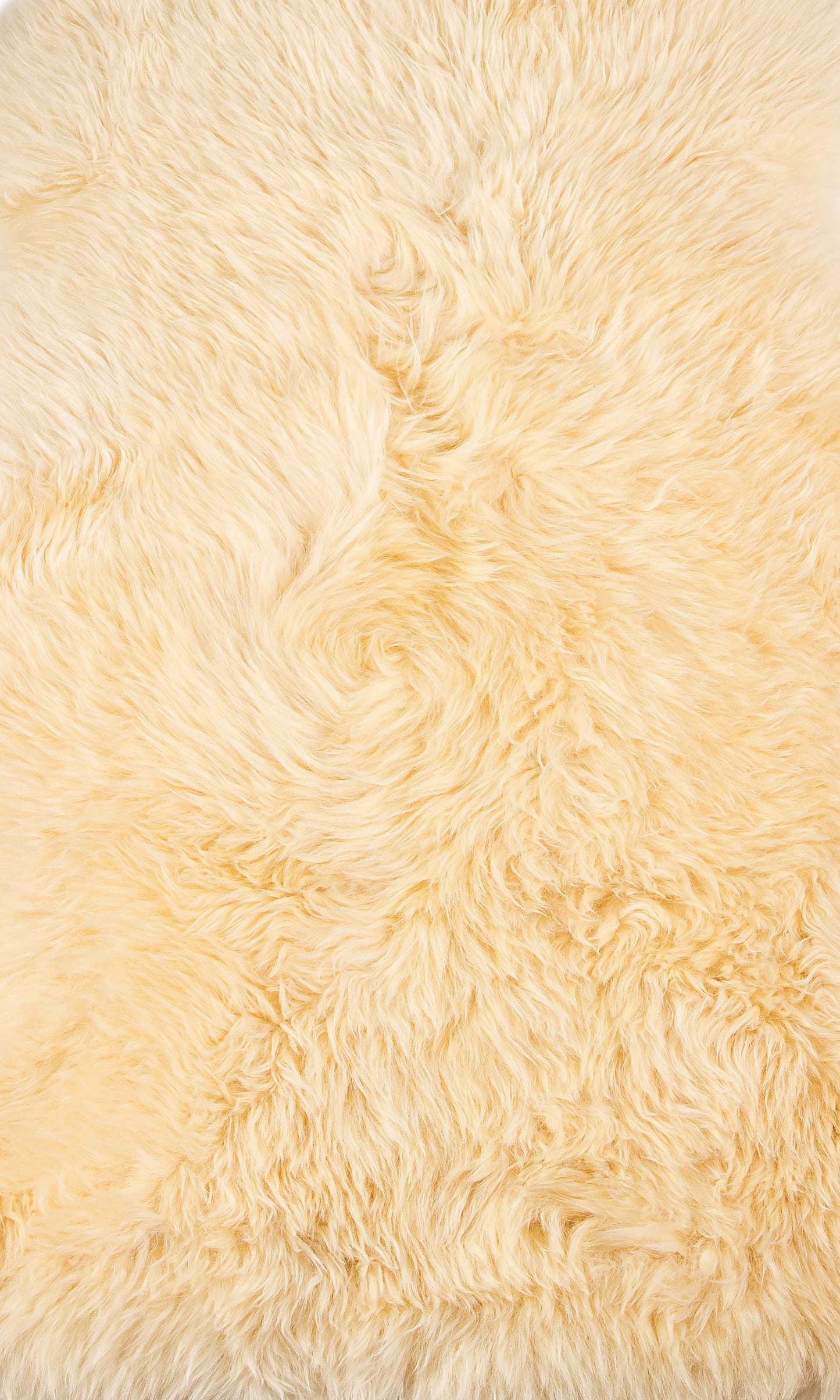 2' X 3' New Zealand Natural Sheepskin Rug