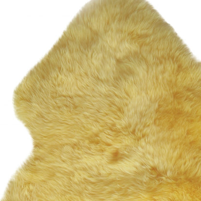 2' X 3' New Zealand Natural Sheepskin Rug