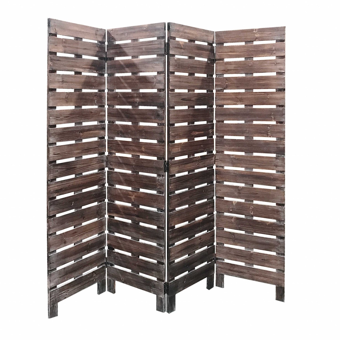 4 Panel Silver Room Divider