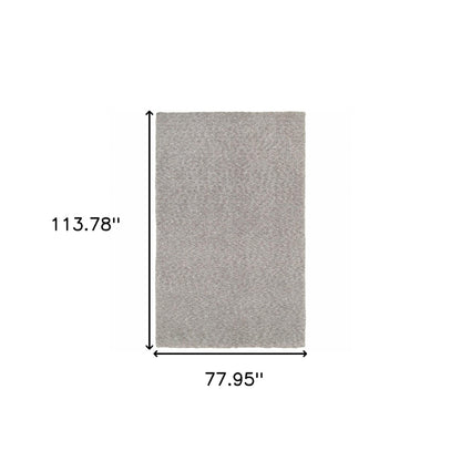 3’ X 5’ Modern Shaggy Soft Gray Indoor Area Rug