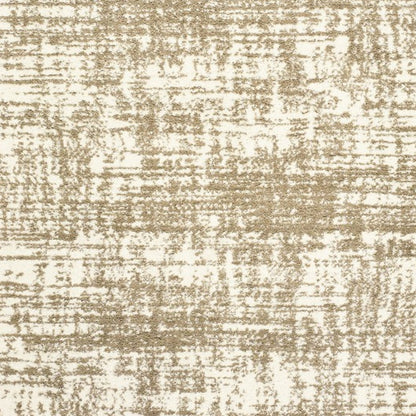 5’X8’ Ivory And Gray Abstract Strokes Area Rug