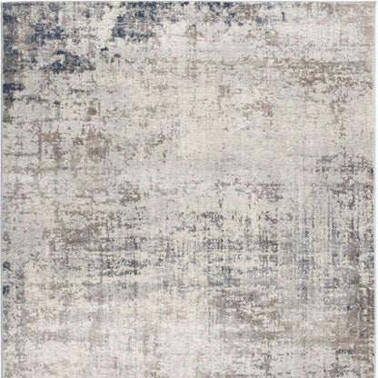 2’ X 3’ Navy Blue Distressed Striations Scatter Rug