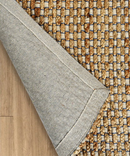 8' X 10' Natural Dhurrie Hand Woven Area Rug