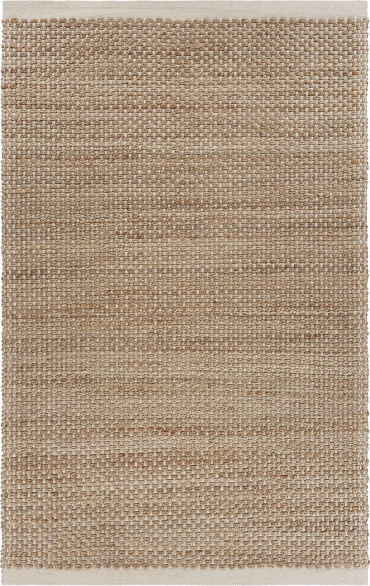 8' X 10' Tan Hand Loomed Area Rug