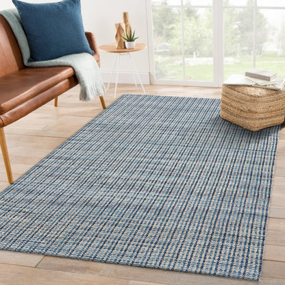 5’ x 8’ Classic Blue Jute Area Rug